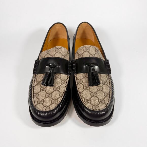 Gucci GG Supreme Tassel Leather Loafer - Men’s 12 - Picture 4 of 8